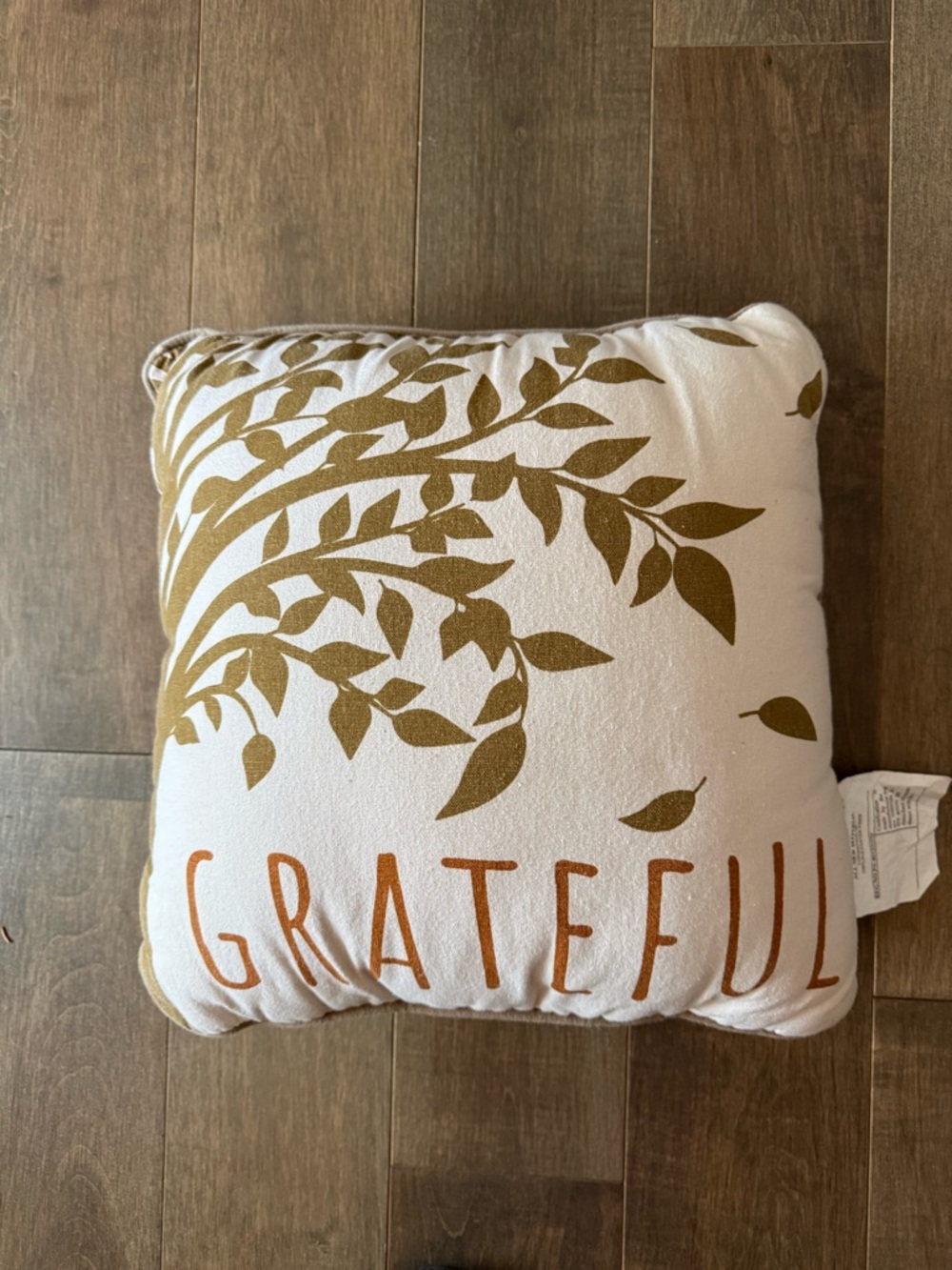 Grateful Fall Decorative Pillow 14x14 – Autumn Home Decor